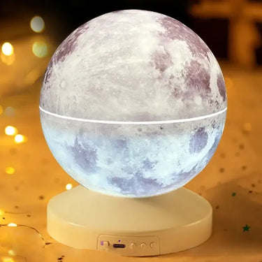 veilleuse lune qui tourne sur elle même